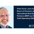 Peter Doran Joins the Board of Directors at International Real Estate Partners (IREP) as Group Chief Operating Officer